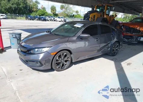 2020 Honda Civic Sport z USA, uszkodzony, nr VIN 19XFC2F80LE012784